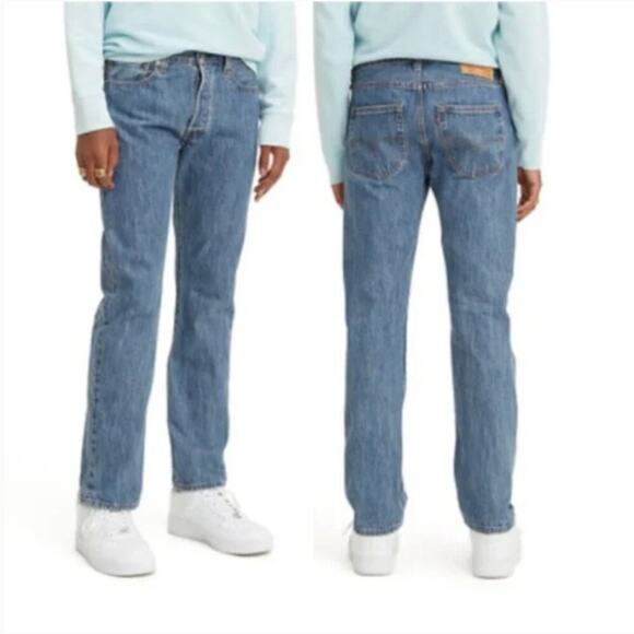 Levi's 501 Straight Leg Jeans 33Wx30L - Picture 1 of 8